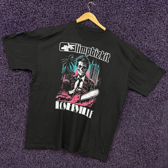 Limp Bizkit Loserville European Tour Poster Band T-Shirt XXL - Picture 3 of 4